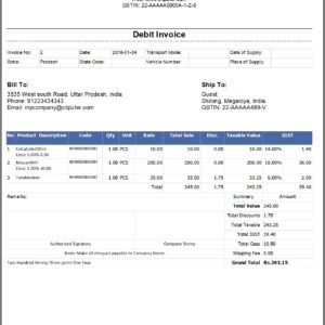 GST Billing System POS - Invoice Manager