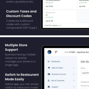 Appsthing POS - Multi Store Retail & Restaurant Point of Sale, Billing & Stock Manager Application