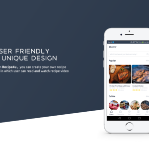 Recipe4u - Recipe App with Admin Panel