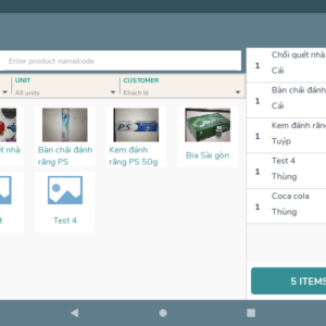 Point Of Sale Application Android + iOS (Tablet Version)