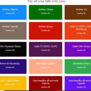Flutterwave Payment Solutions and Bills Payment Services
