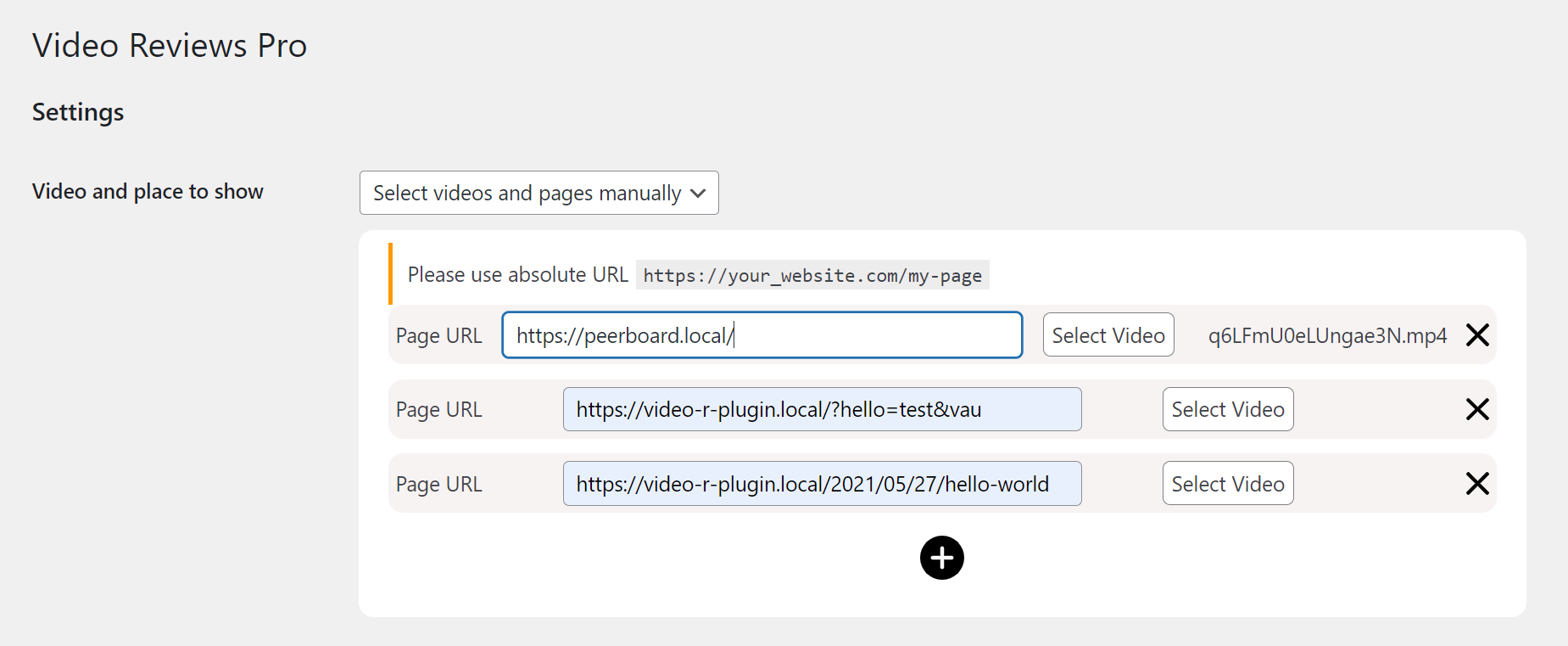 Video Reviews Pro - Video Widget WordPress Plugin