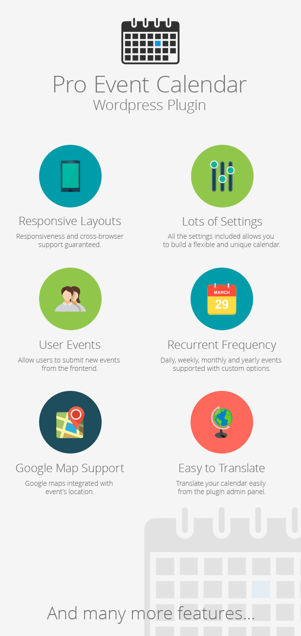 WordPress Pro Event Calendar