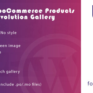 Woocommerce Products Revolution Gallery for Elementor WordPress Plugin