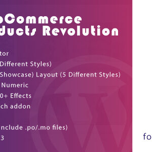 WooCommerce Products Revolution for Elementor WordPress Plugin
