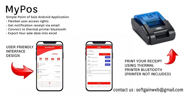 MyPos - android point of sale application (with laravel back end + connect to thermal printer)