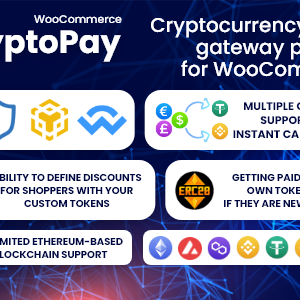 CryptoPay WooCommerce - Cryptocurrency payment gateway plugin