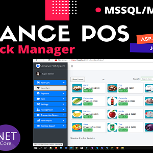 Advance POS System with Stock Manager | ASP.NET Core | EF Core | .NET Core 5.0
