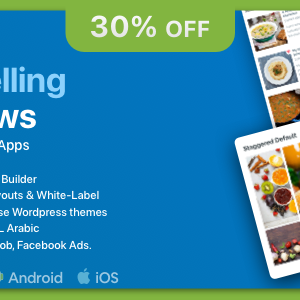 FluxNews - Flutter mobile app for Wordpress