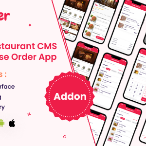 FoodBank Restaurant CMS Waiter In House Order Taking Flutter App