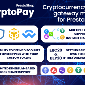 CryptoPay PrestaShop - Cryptocurrency payment module for PrestaShop