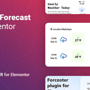 Weather Forecast for Elementor – Forcaster