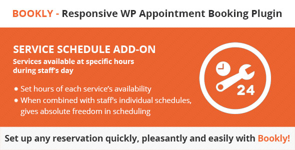 Bookly Service Schedule (Add-on)