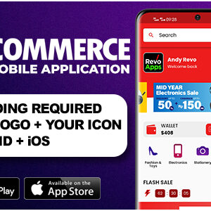 Revo Apps Woocommerce - Flutter E-Commerce Full App Android iOS - Fashion Electronic Grocery Others