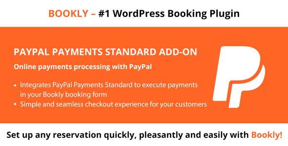 Bookly PayPal Payments Standard (Add-on)