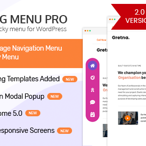 WP Floating Menu Pro - One page navigator, sticky menu for WordPress