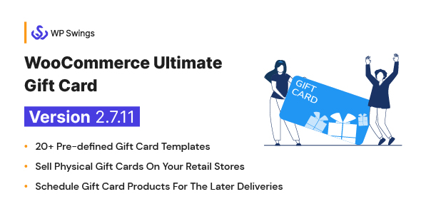 WooCommerce Ultimate Gift Card - Create, Sell and Manage Gift Cards with Customized Email Templates