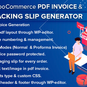 WooCommerce PDF Invoice & Packing Slip with Credit Note