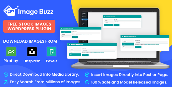 Image Buzz - Free Stock Images WordPress Plugin