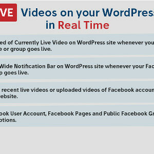 Social Live Video Auto Embed for WordPress