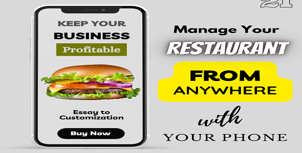 Cafe21 | Online Restaurant Management Mobile App with Firebase and Bluetooth POS Printer