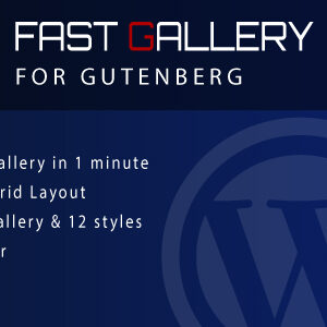 Fast Gallery for Gutenberg - WordPress Plugin