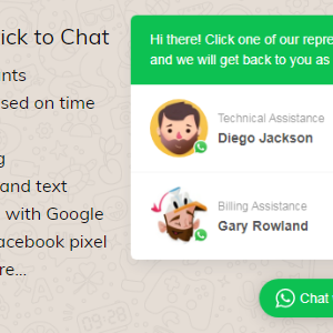 WhatsApp Click to Chat Plugin for WordPress