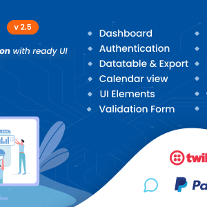 ReadyKit -  Admin & User Dashboard Templates (with functionality) for Laravel + Vue App Development