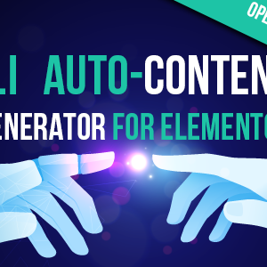 A.I Autocontent for Elementor