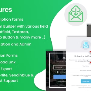 Subscribe to Download - An advanced subscription plugin for WordPress