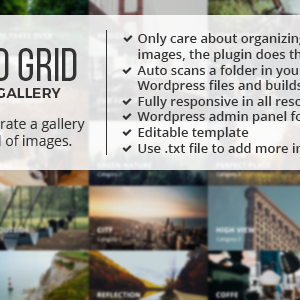 Auto Grid Responsive Gallery - Wordpress
