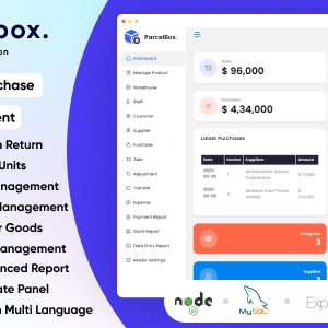 ParcelBox : Sales, Stocks & Purchase Billing with Ultimate Warehouse Inventory Management System