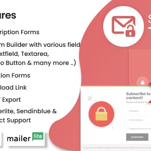 Subscribe to Unlock Opt In Content Locker WordPress Plugin