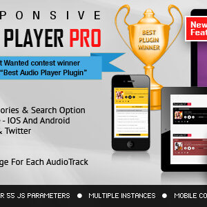 Responsive HTML5 Audio Player PRO WordPress Plugin