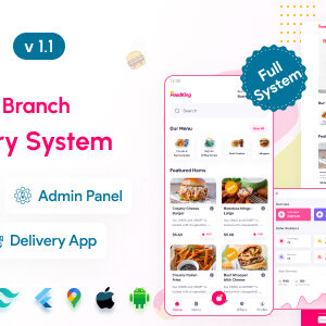 FoodKing - Restaurant Food Delivery System with Admin Panel & Delivery Man App | Restaurant POS