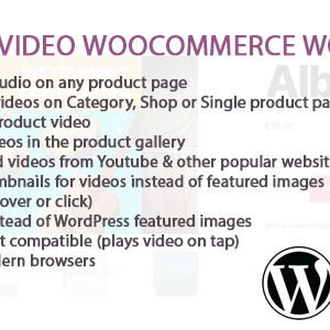 WooCommerce And WordPress Featured Video