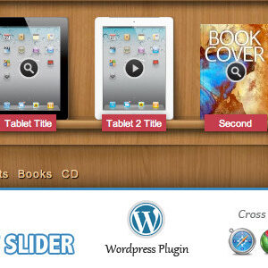 Multipurpose Bookshelf Slider - Wordpress Plugin