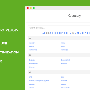 DW Glossary - WordPress Plugin