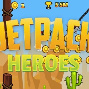 Jetpack Heroes - HTML5 Game + Mobile Version! (Construct 3)