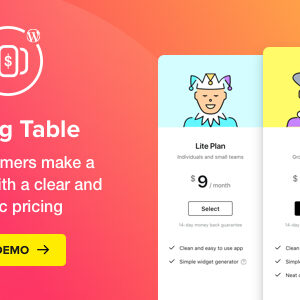 Pricing Table — WordPress Pricing Table Plugin