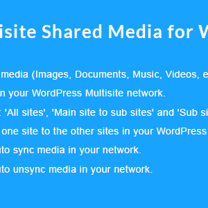 Multisite Shared Media for WordPress