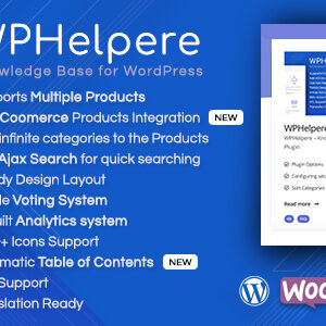 WPHelpere Knowledge Base for WordPress plugin