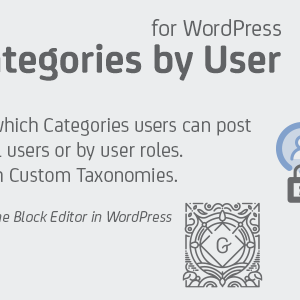 Post Categories by User for WordPress