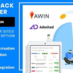 Cashback Tracker Wordpress Plugin