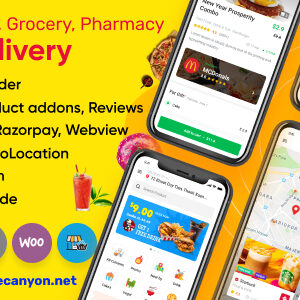 Lekima - Store Delivery Full React Native Application for Wordpress WooCommerce.