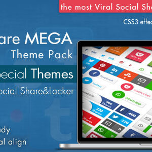 Social Share Mega Theme Pack - WordPress
