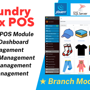 Laundry Box POS and Order Management System | ASP.NET | jQuery
