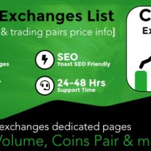Cryptocurrency Exchanges List Pro - WordPress Plugin