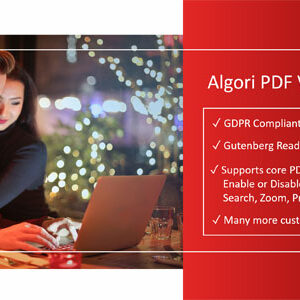 Algori PDF Viewer Pro for WordPress Gutenberg