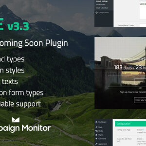 Verde - Responsive WordPress Coming Soon Plugin